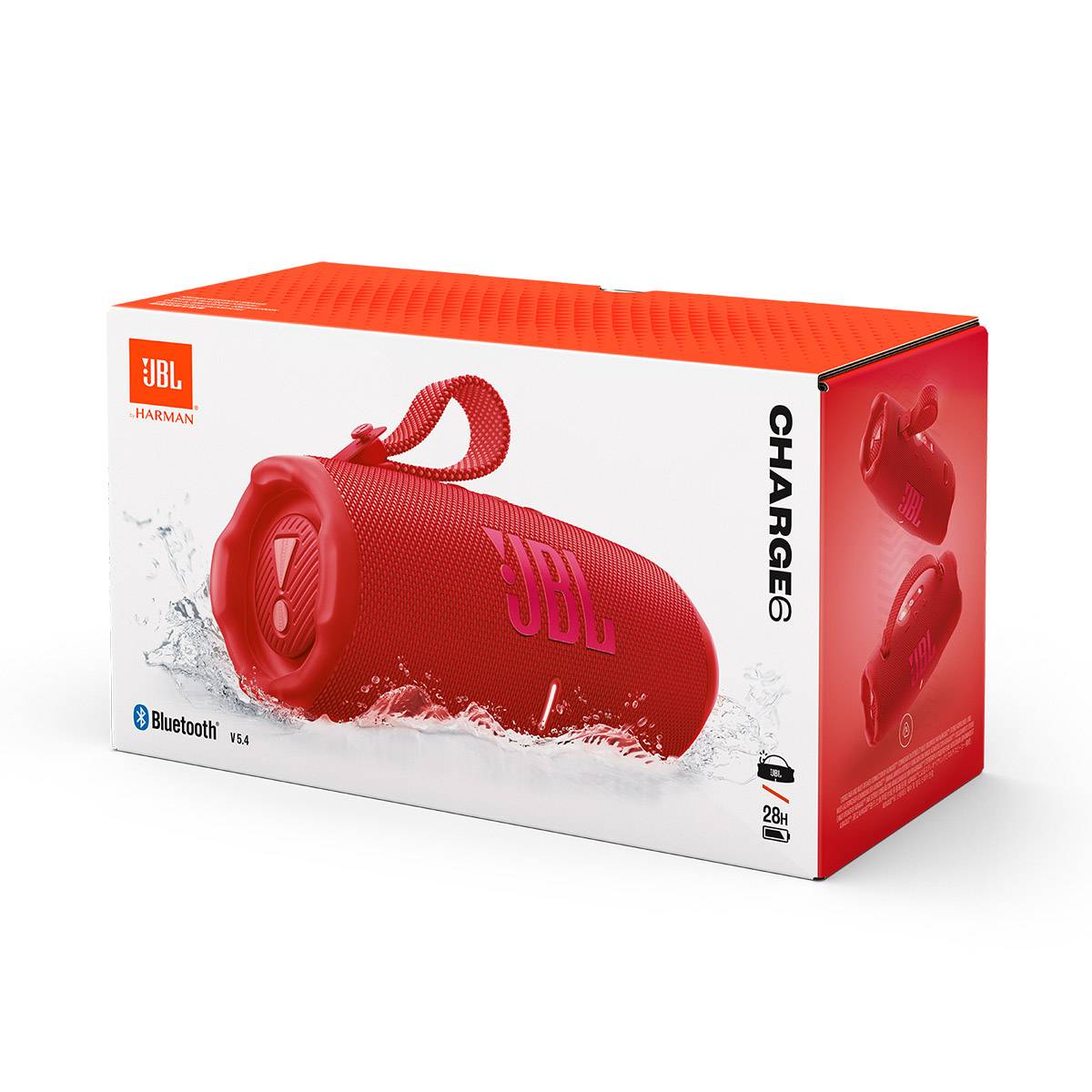 Altifalante com Bluetooth JBL Charge 6/ 45W/ 1.0/ Vermelho - Imagem 9