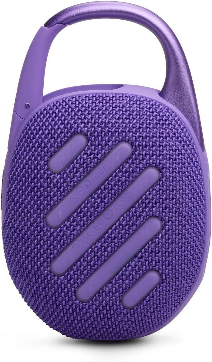 Altifalante com Bluetooth JBL Clip 5/ 7W/ 1.0/ Púrpura - Imagem 2
