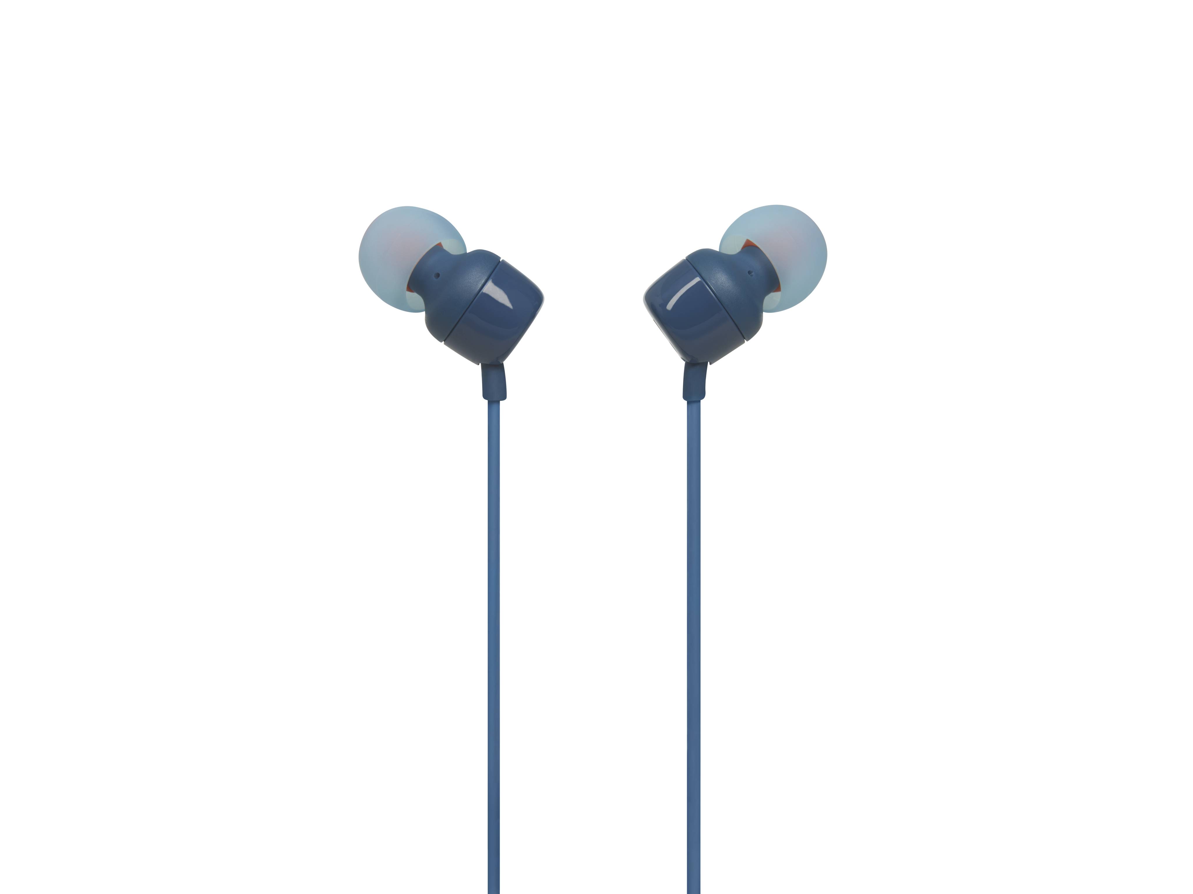 Auriculares Intrauditivos JBL Tune 110/ com Microfone/ Jack 3.5/ Azuis - Imagem 4