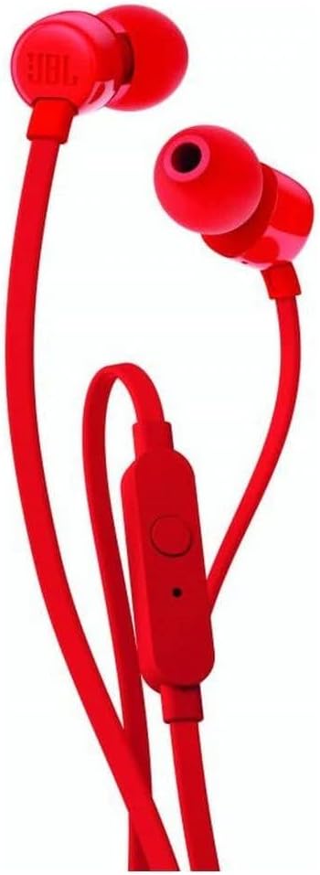 Auriculares Intra-auriculares JBL T110/ com Microfone/ Jack 3.5/ Vermelhos - Imagem 8