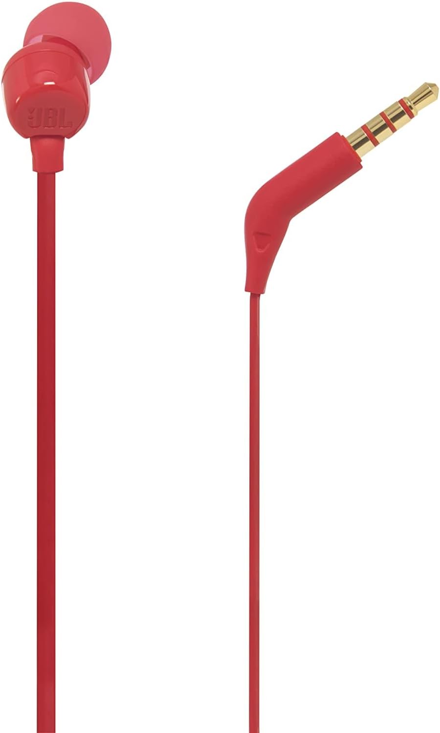 Auriculares Intra-auriculares JBL T110/ com Microfone/ Jack 3.5/ Vermelhos - Imagem 2