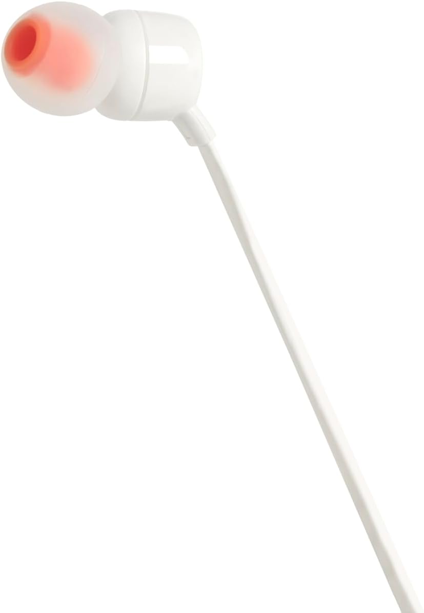 Auscultadores Intra-auriculares JBL Tune 110/ com Microfone/ Jack 3.5/ Brancos - Imagem 5