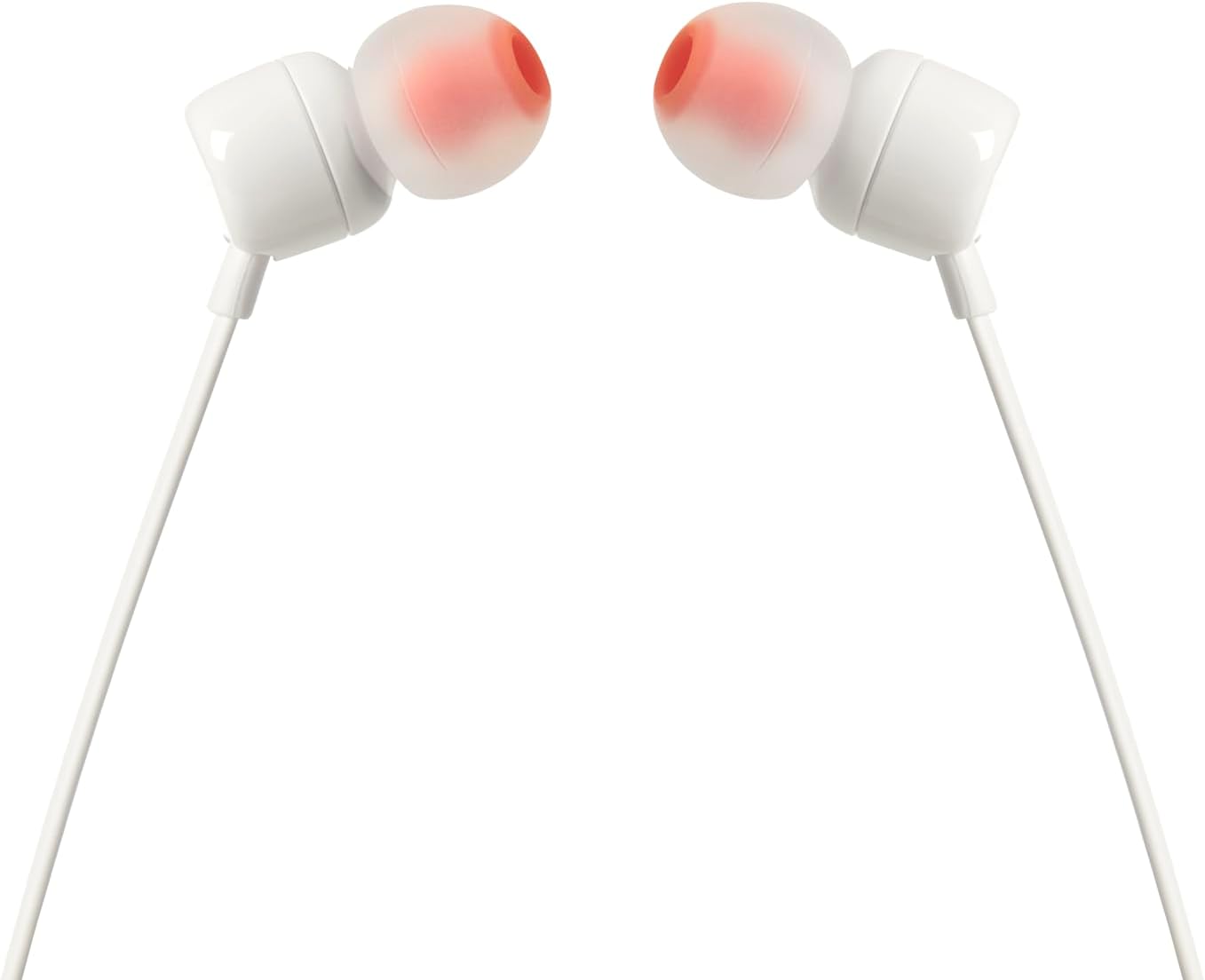 Auscultadores Intra-auriculares JBL Tune 110/ com Microfone/ Jack 3.5/ Brancos - Imagem 2