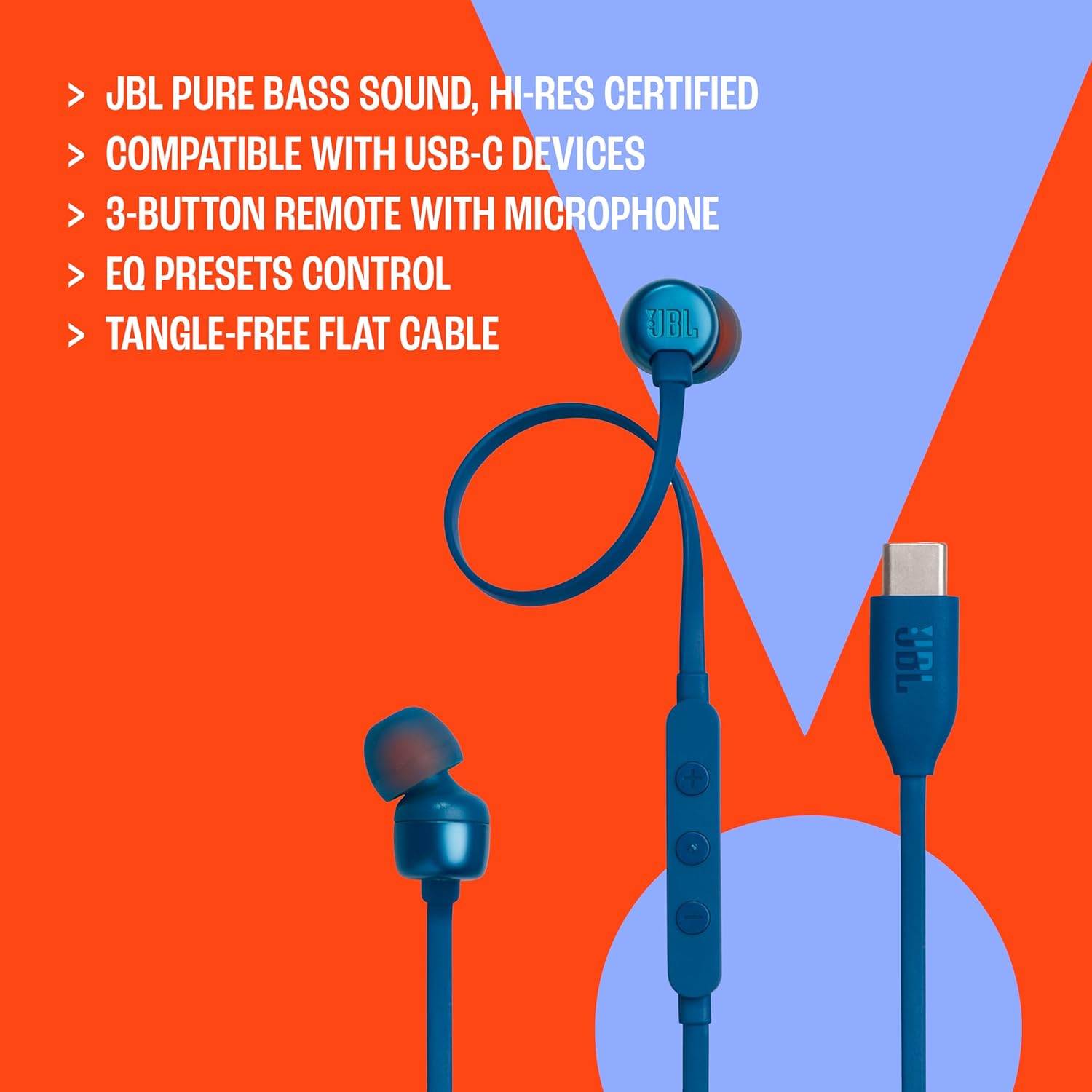 Auscultadores Intra-auriculares JBL Tune 310C/ com Microfone/ Pretos - Imagem 8