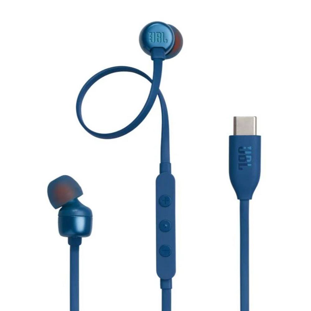 Auscultadores Intra-auriculares JBL Tune 310C/ Com Microfone/ Azuis