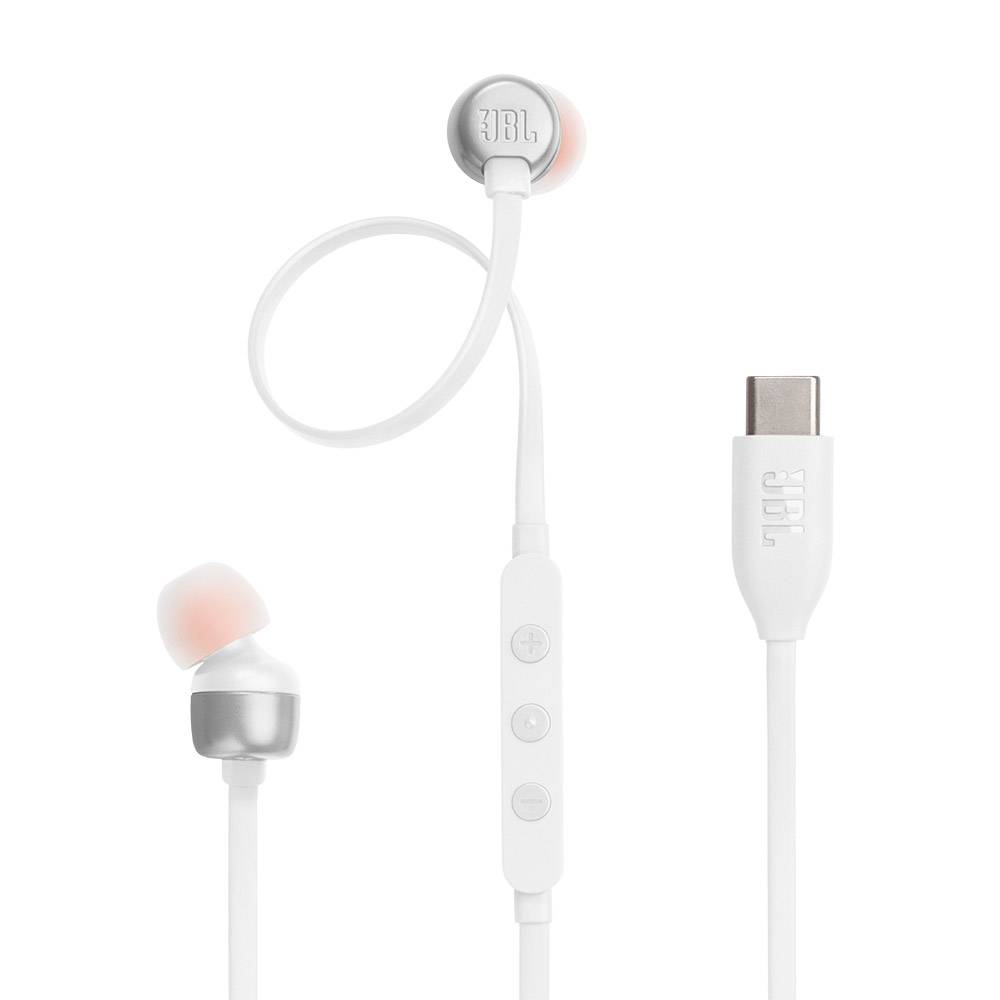 Auriculares Intra-auriculares JBL Tune 310C/ com Microfone/ Brancos