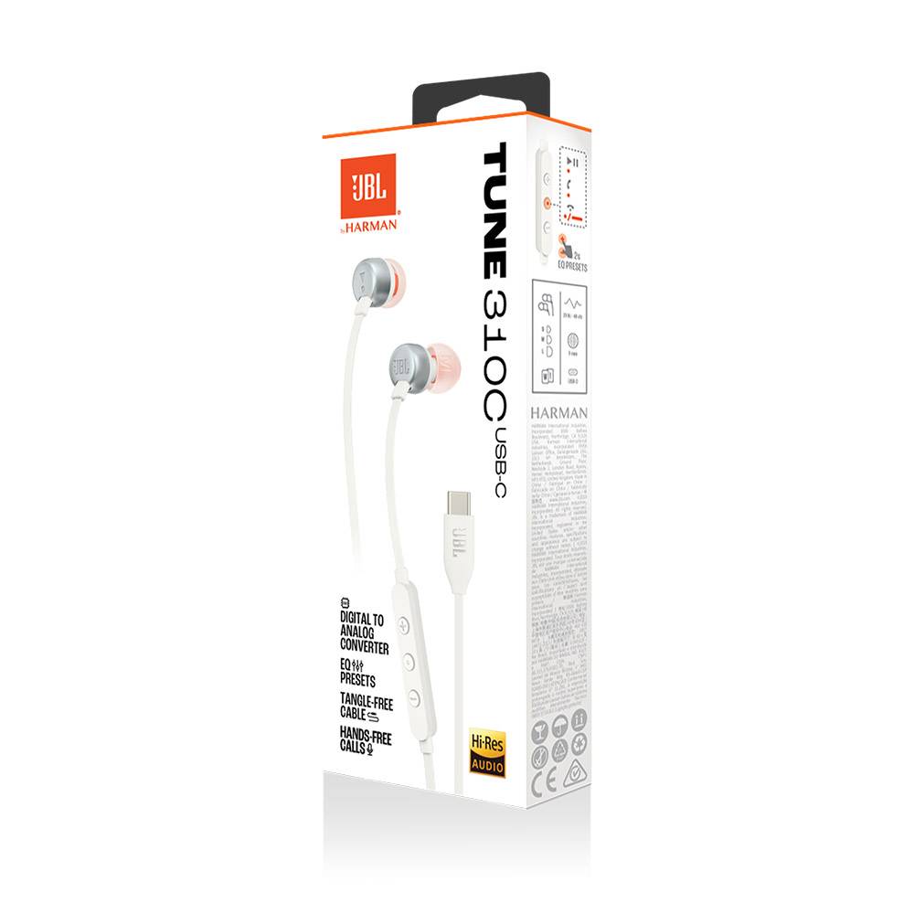 Auriculares Intra-auriculares JBL Tune 310C/ com Microfone/ Brancos - Imagem 8