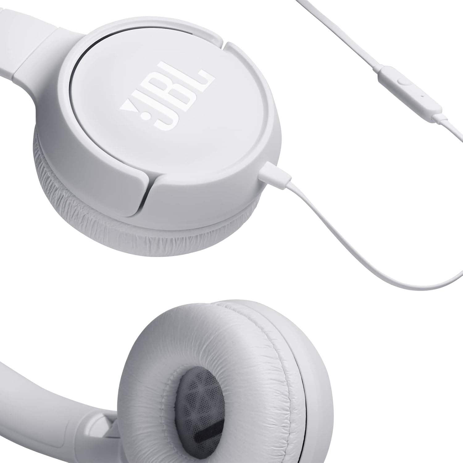 Auscultadores JBL Tune 500/ com Microfone/ Jack 3.5/ Brancos - Imagem 7