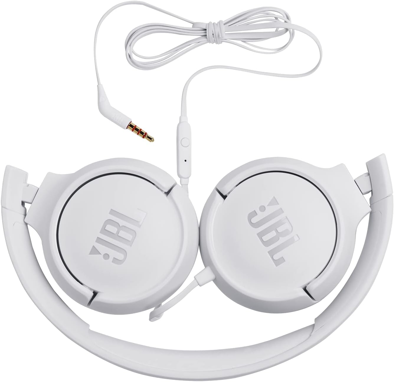 Auscultadores JBL Tune 500/ com Microfone/ Jack 3.5/ Brancos - Imagem 4