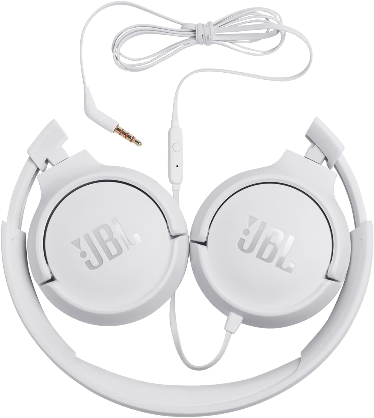 Auscultadores JBL Tune 500/ com Microfone/ Jack 3.5/ Brancos - Imagem 8