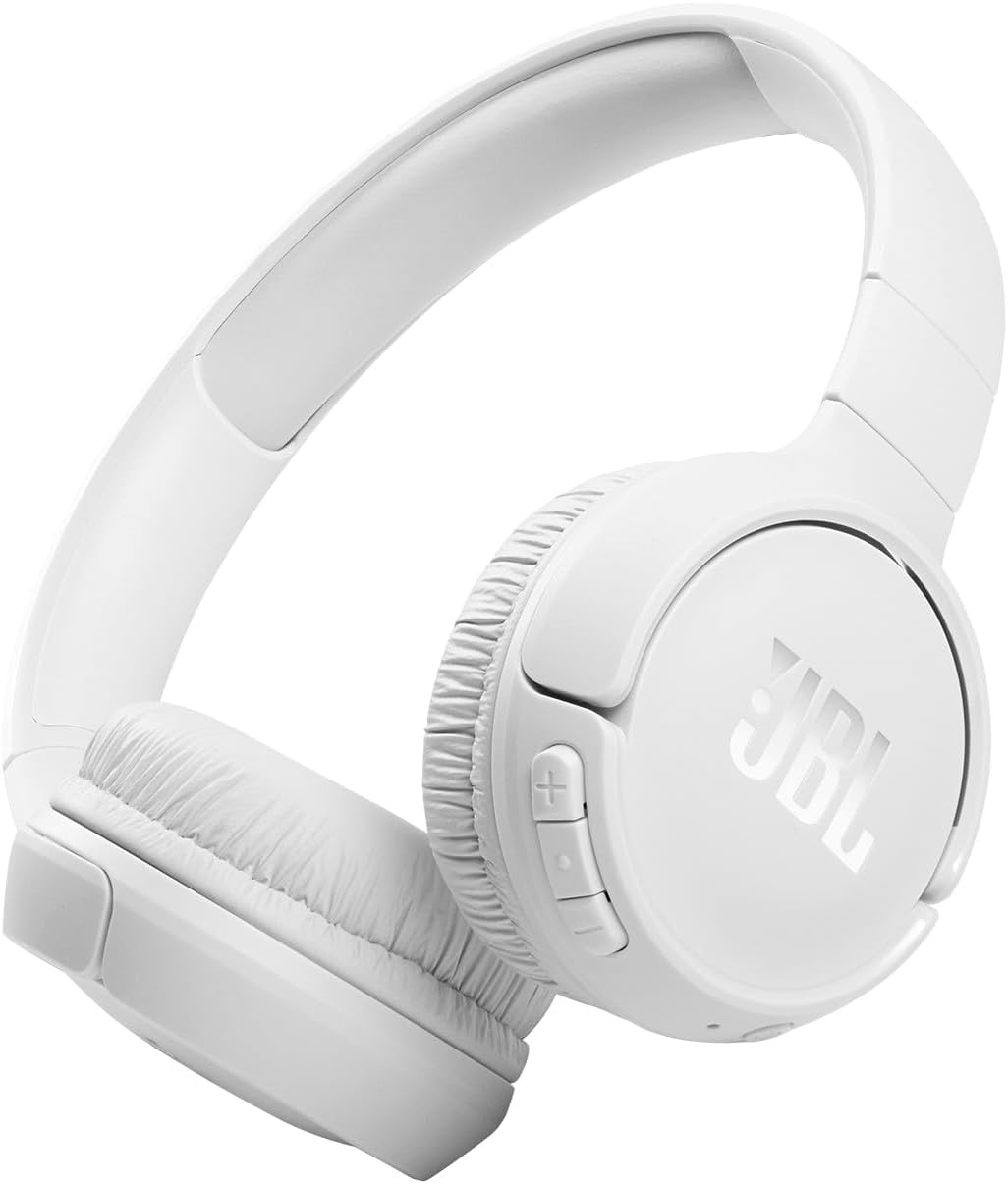Auscultadores Sem Fios JBL Tune 510BT/ com Microfone/ Bluetooth/ Brancos