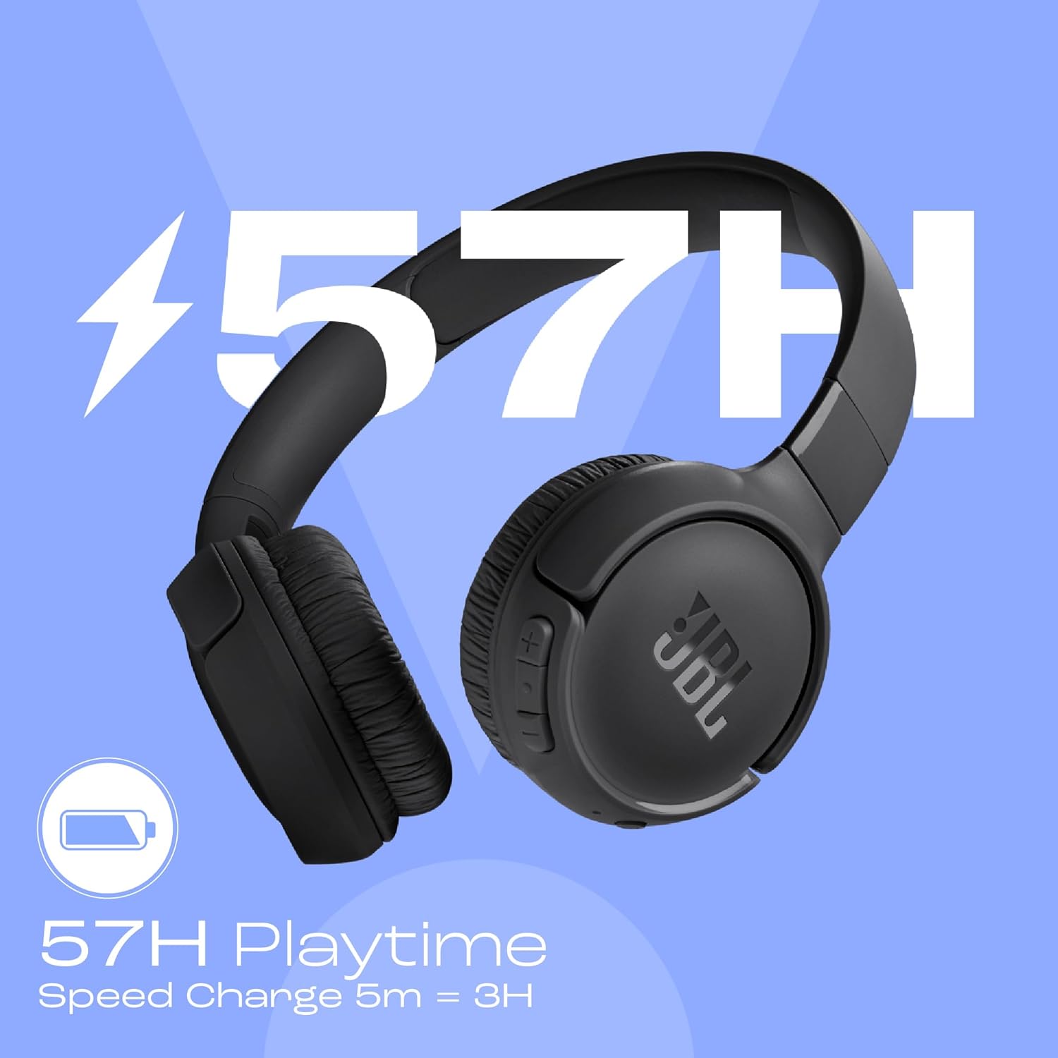 Auriculares Sem Fios JBL Tune 520BT/ com Microfone/ Bluetooth/ Preto - Imagem 4