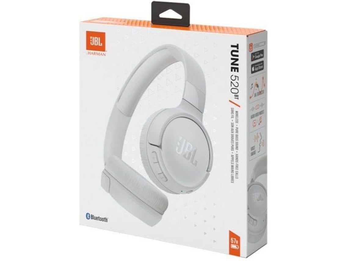 Auriculares Sem Fios JBL Tune 520BT/ com Microfone/ Bluetooth/ Brancos - Imagem 5