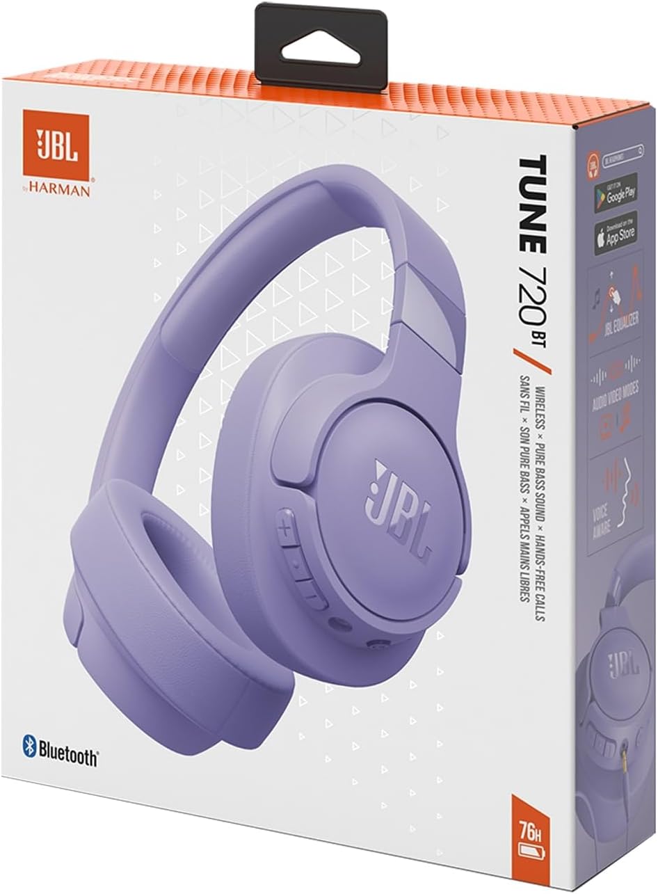 Auriculares Sem Fios JBL Tune 720BT/ com Microfone/ Bluetooth/ Roxo - Imagem 9
