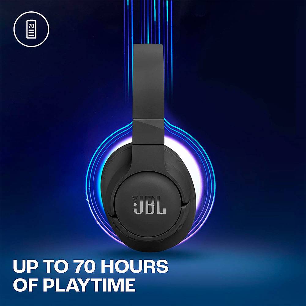 Auscultadores Sem Fios JBL Tune 770NC/ com Microfone/ Bluetooth/ Pretos - Imagem 4