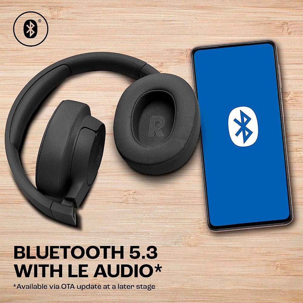 Auscultadores Sem Fios JBL Tune 770NC/ com Microfone/ Bluetooth/ Pretos - Imagem 6