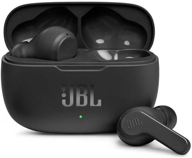 Auriculares Bluetooth JBL Wave 200TWS com estojo de carregamento/ Autonomia 5h/ Pretos - Imagem 4