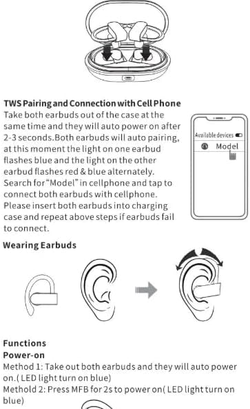Auriculares Bluetooth JBL Wave 200TWS com estojo de carregamento/ Autonomia 5h/ Pretos - Imagem 13