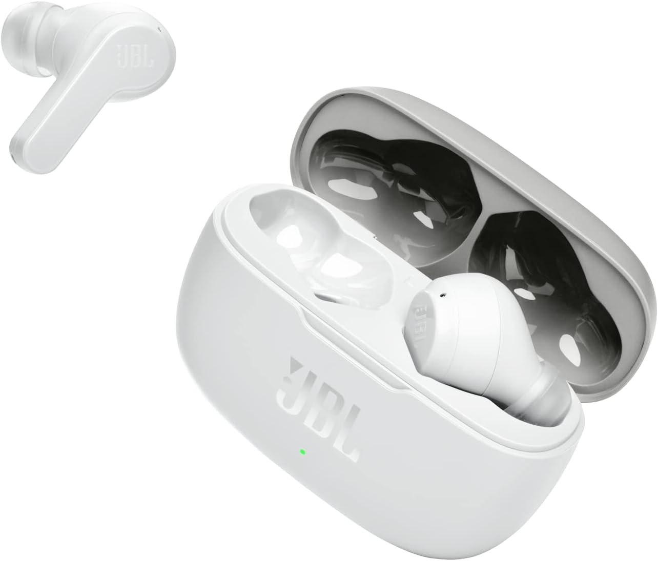 Auriculares Bluetooth JBL Wave 200TWS com estojo de carregamento/ Autonomia 5h/ Brancos - Imagem 2