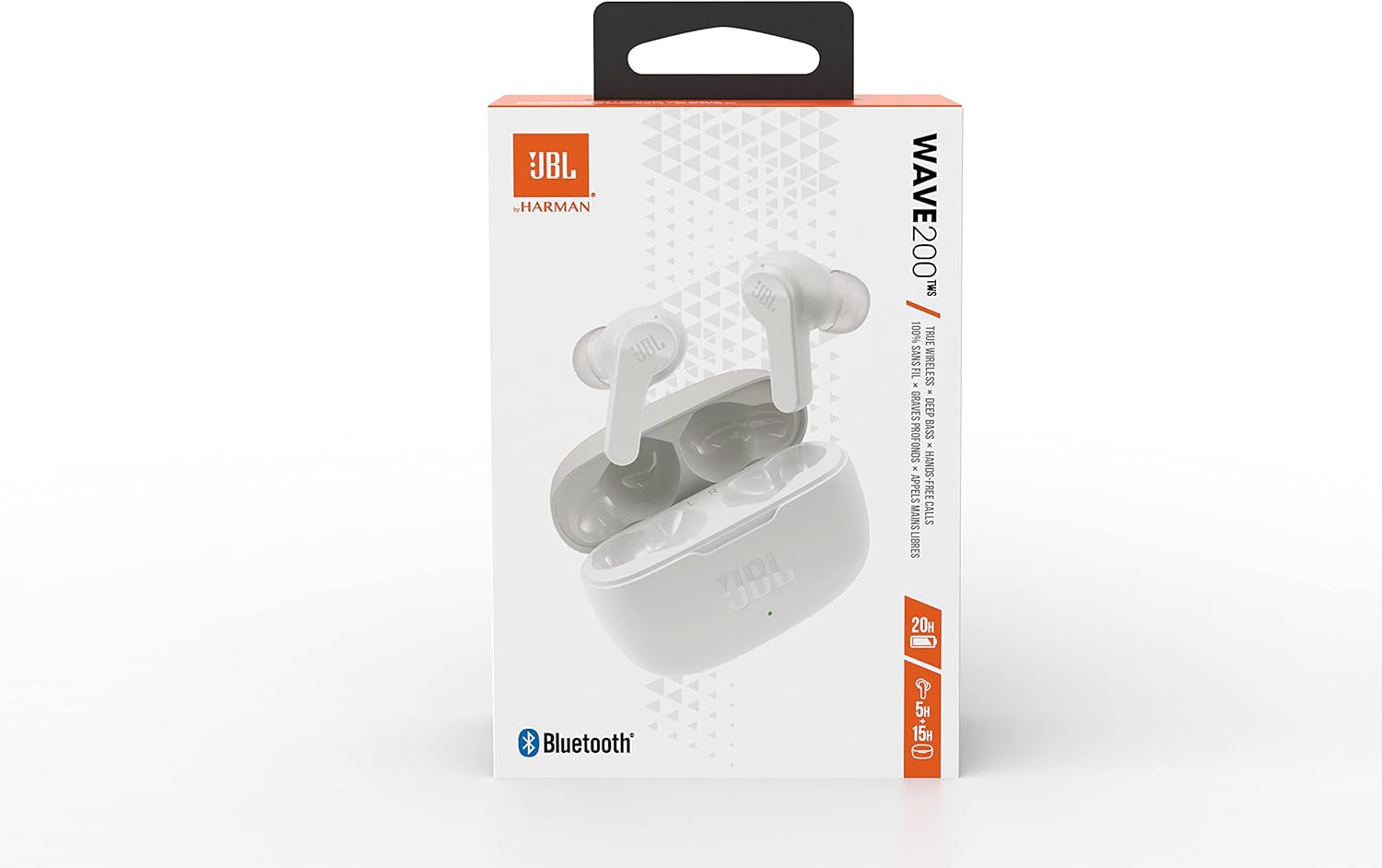 Auriculares Bluetooth JBL Wave 200TWS com estojo de carregamento/ Autonomia 5h/ Brancos - Imagem 6