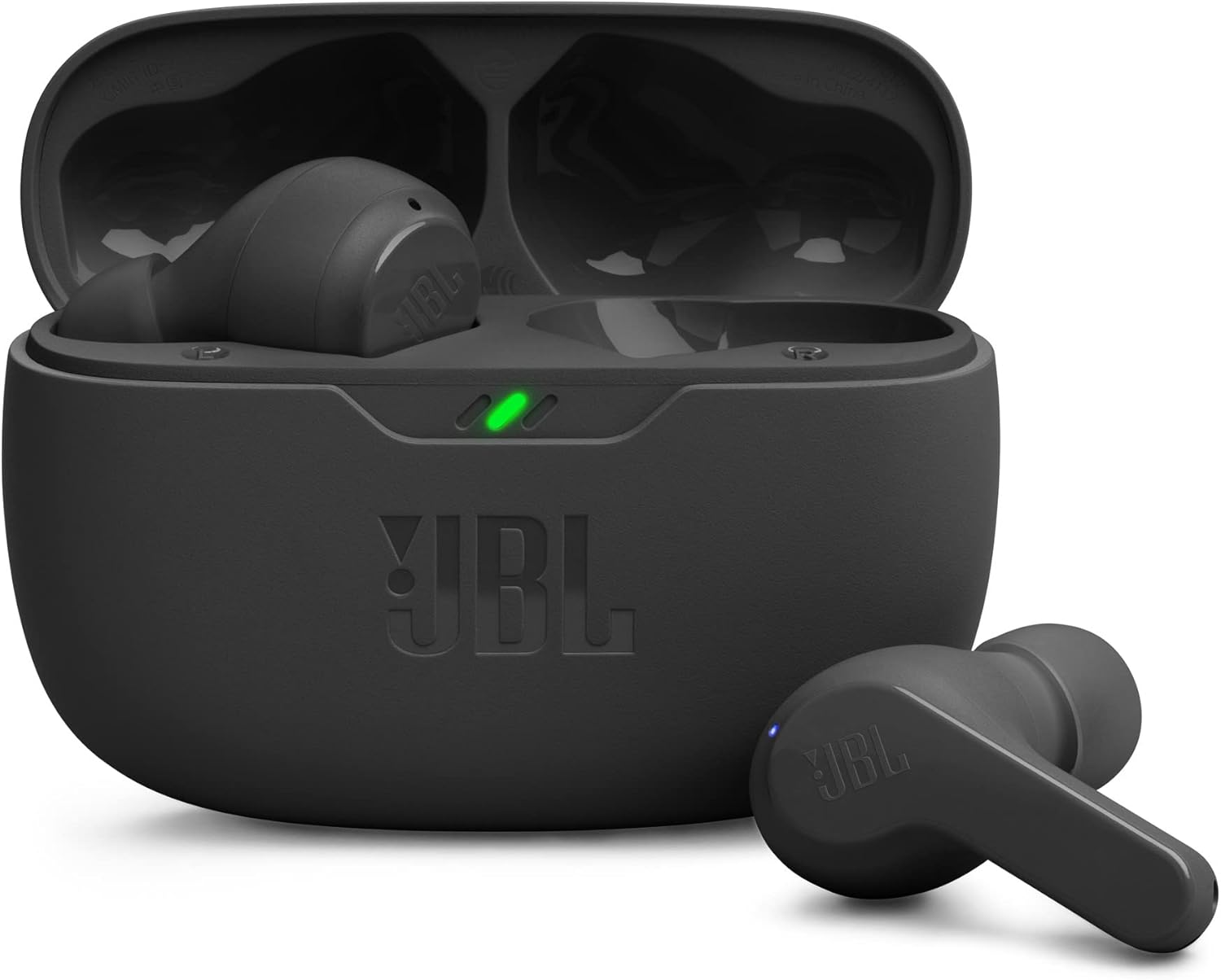 Auriculares Bluetooth JBL Wave Beam com estojo de carregamento/ Autonomia 8h/ Pretos