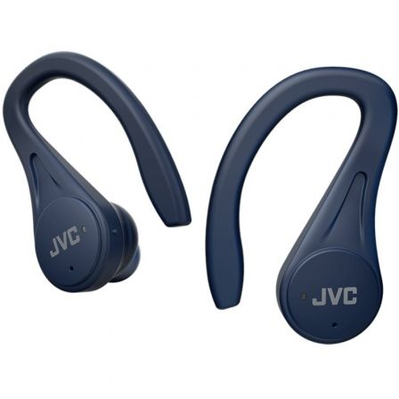 Auscultadores Bluetooth JVC HA-EC25T com estojo de carregamento/ Autonomia 7.5h/ Azuis - Imagem 3
