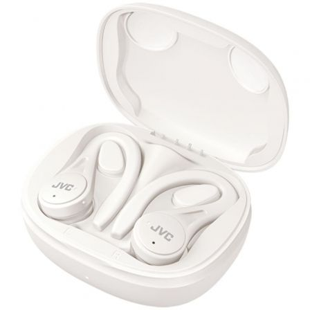 Auscultadores Bluetooth JVC HA-EC25T com estojo de carregamento/ Autonomia 7.5h/ Brancos - Imagem 2