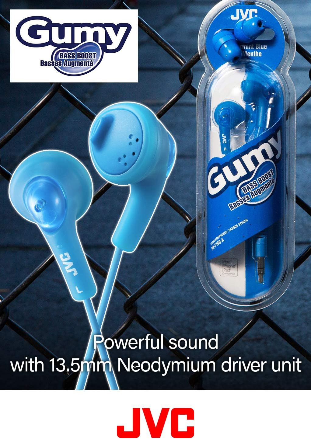 Auscultadores Intra-auriculares JVC HA-F160-W-E/ Jack 3.5/ Brancos - Imagem 4