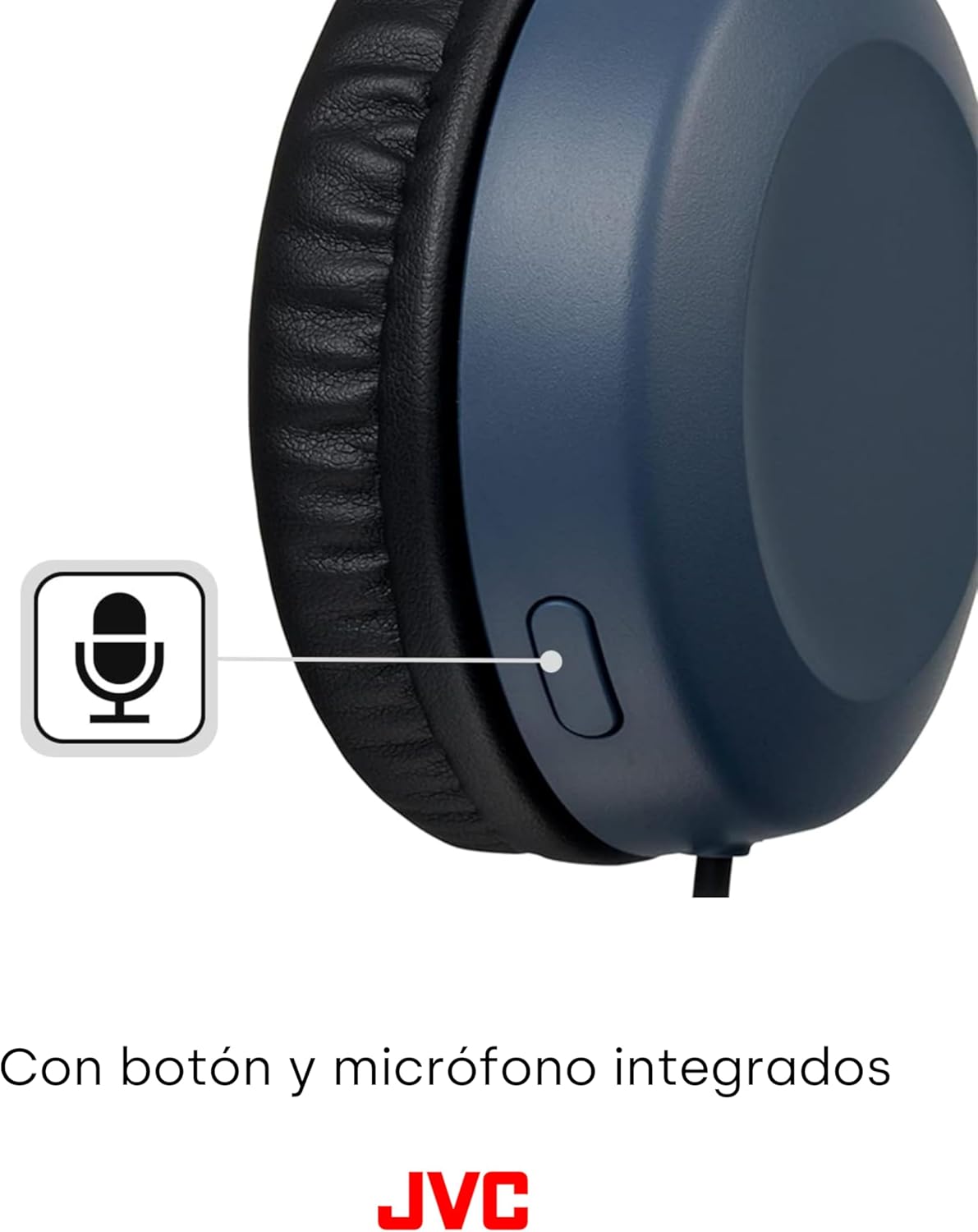 Auriculares JVC HA-S31M/ com Microfone/ Jack 3.5/ Azuis - Imagem 5