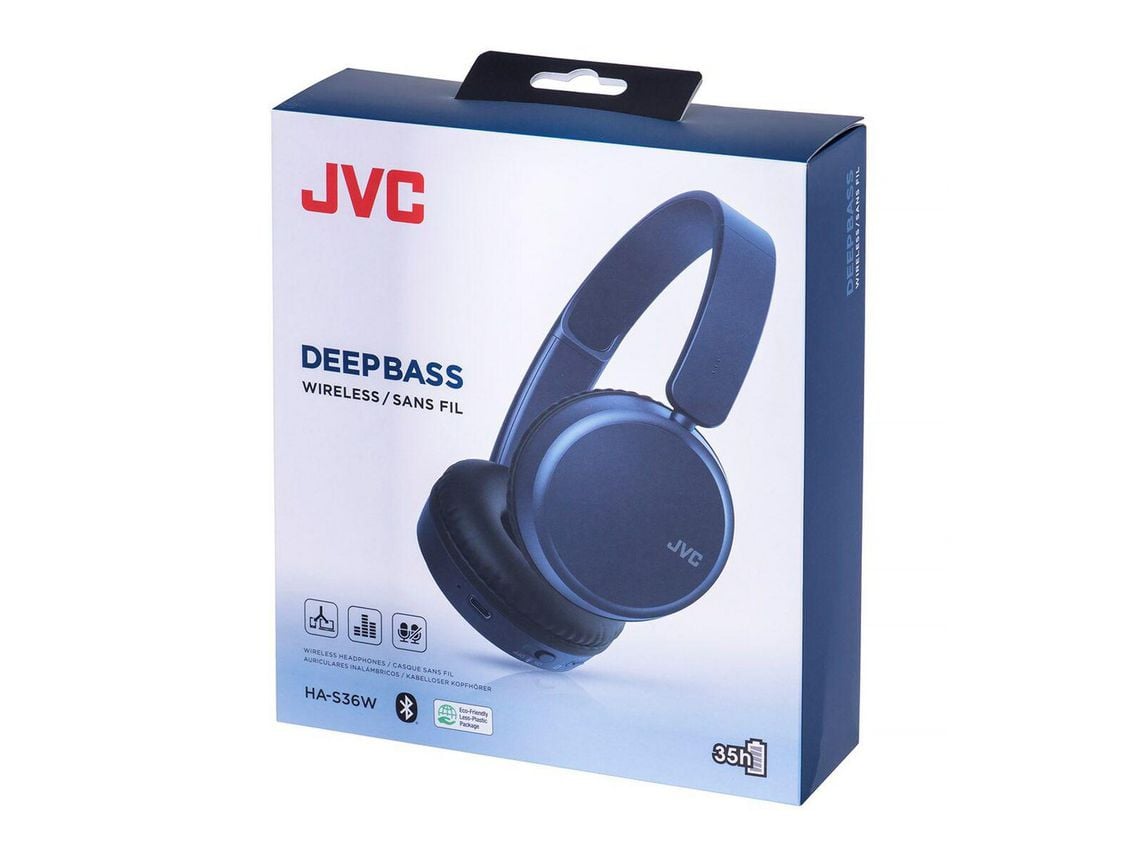 Auriculares Sem Fios JVC HA-S36W/ com Microfone/ Bluetooth/ Azuis - Imagem 7