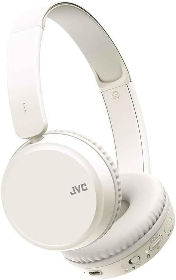 Auscultadores Sem Fios JVC HA-S36W/ com Microfone/ Bluetooth/ Brancos