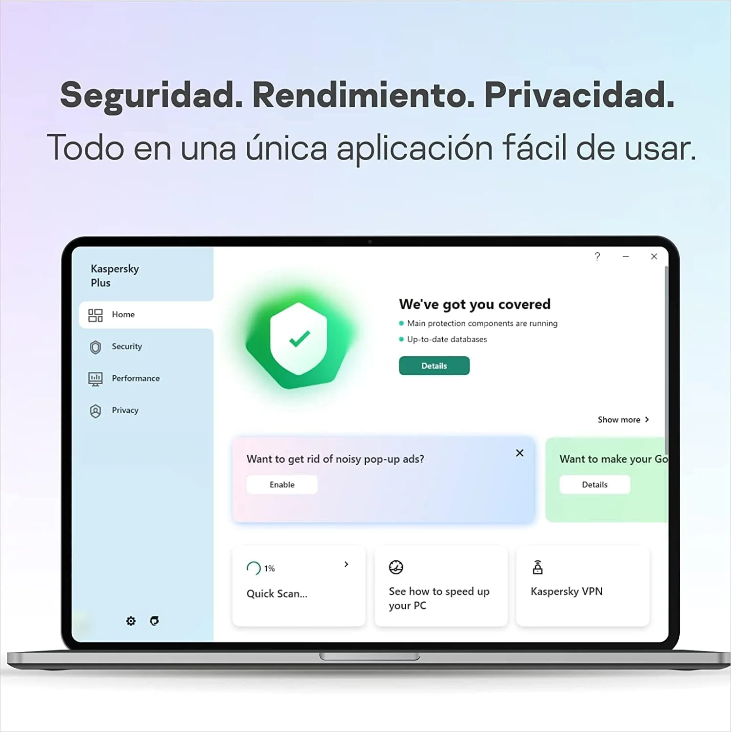 Antivírus Kaspersky Plus para 10 Dispositivos Licença de 1 Ano - Imagem 2
