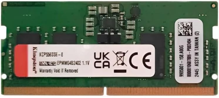 Memória RAM Kingston ValueRAM 8GB/ DDR5/ 5600MHz/ 1.1V/ CL46/ SODIMM - Imagem 2