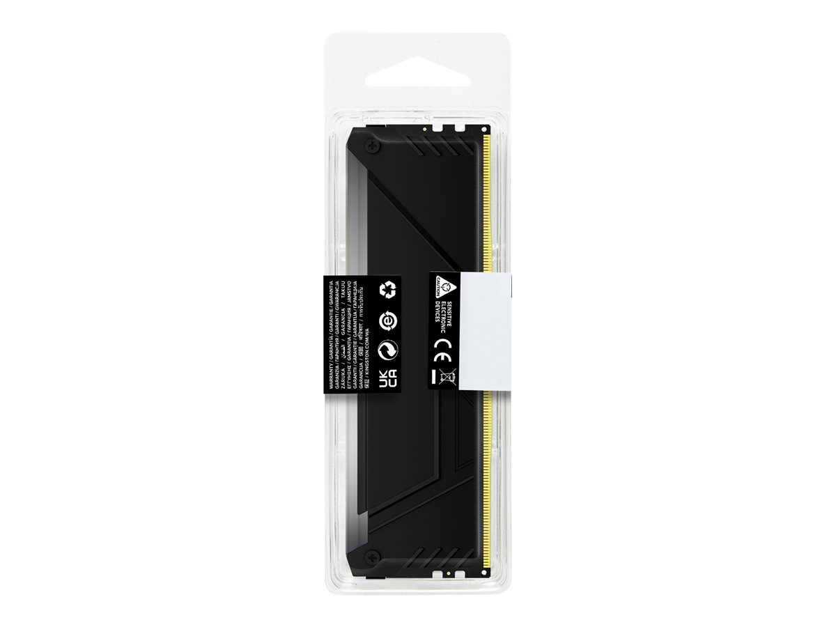 Memória RAM Kingston FURY Beast RGB 32GB/ DDR4/ 3200MHz/ 1.35V/ CL16/ DIMM