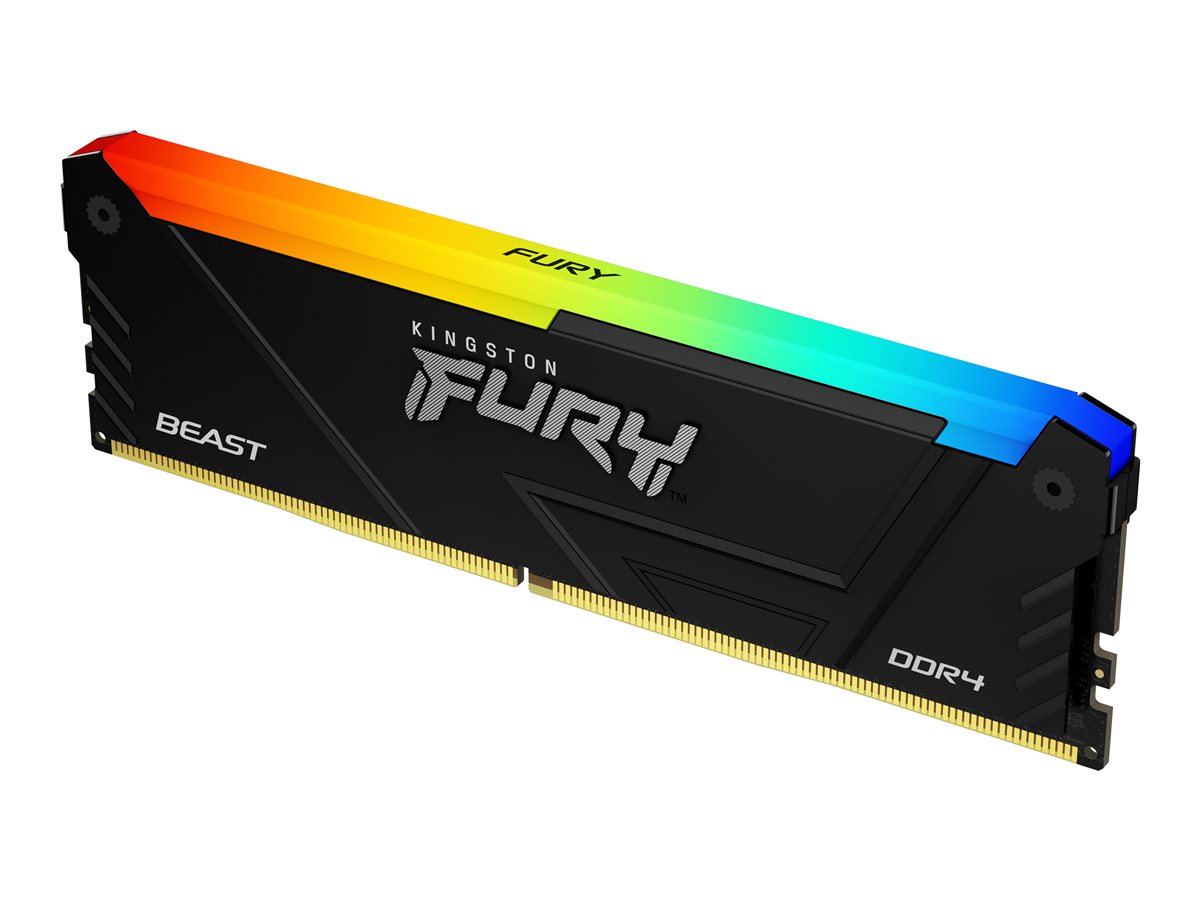 Memória RAM Kingston FURY Beast RGB 32GB/ DDR4/ 3200MHz/ 1.35V/ CL16/ DIMM - Imagem 3