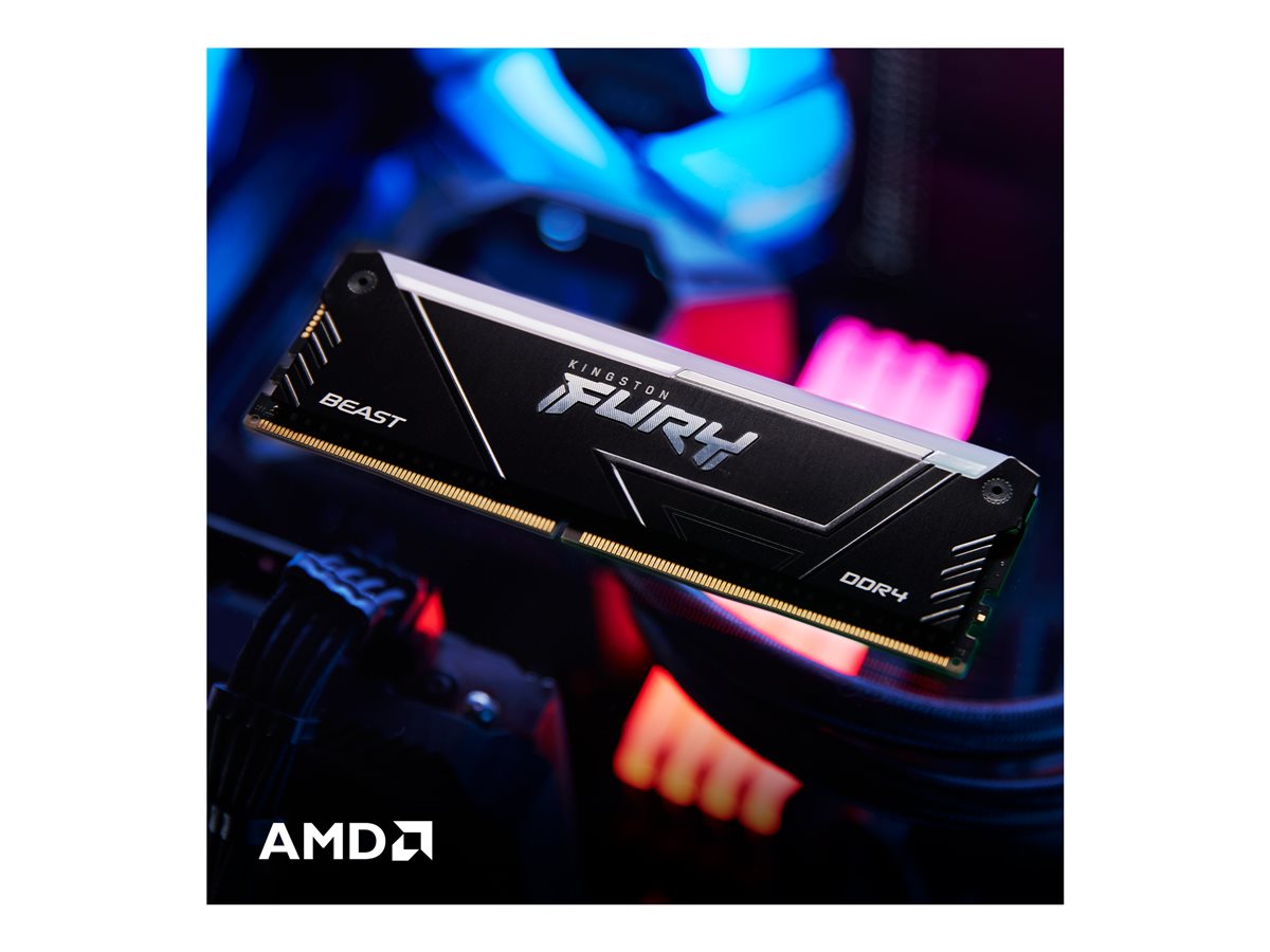 Memória RAM Kingston FURY Beast RGB 32GB/ DDR4/ 3200MHz/ 1.35V/ CL16/ DIMM - Imagem 7