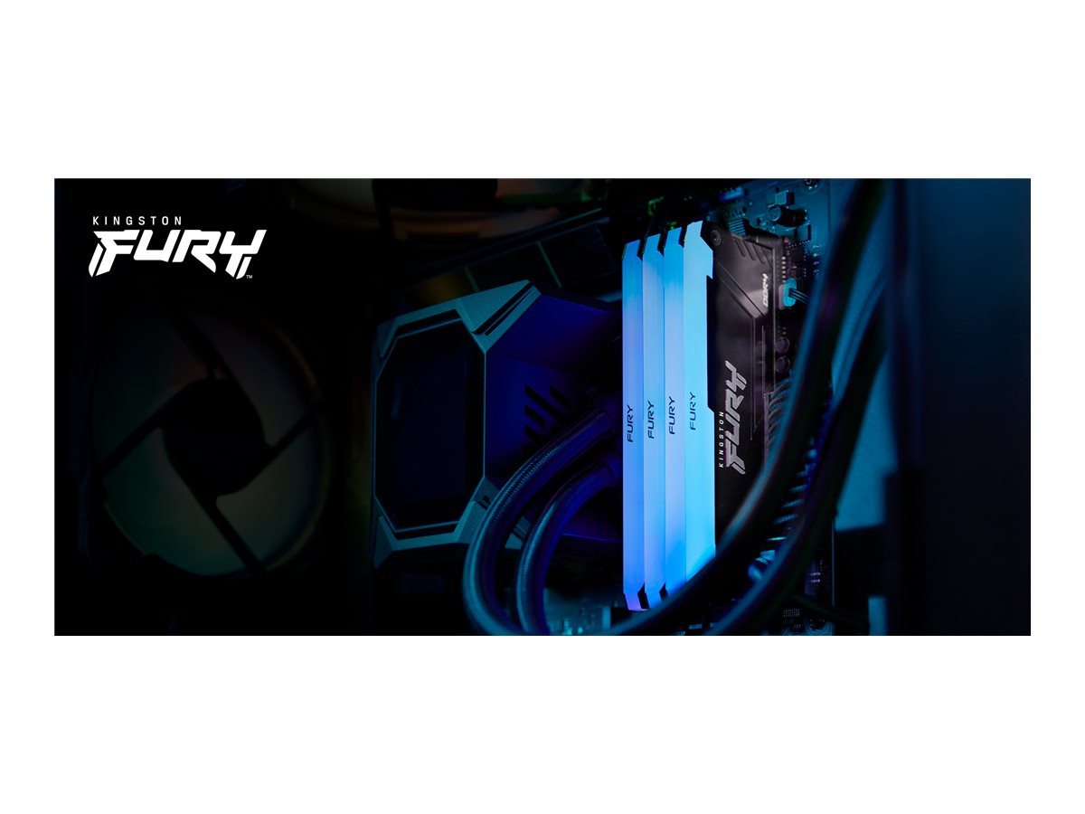 Memória RAM Kingston FURY Beast RGB 32GB/ DDR4/ 3200MHz/ 1.35V/ CL16/ DIMM - Imagem 10