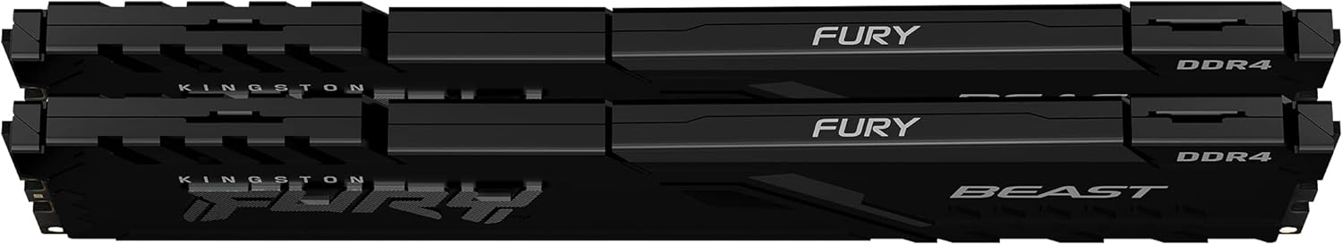 Memória RAM Kingston FURY Beast 2 x 16GB/ DDR4/ 3200MHz/ 1.35V/ CL16/ DIMM - Imagem 2