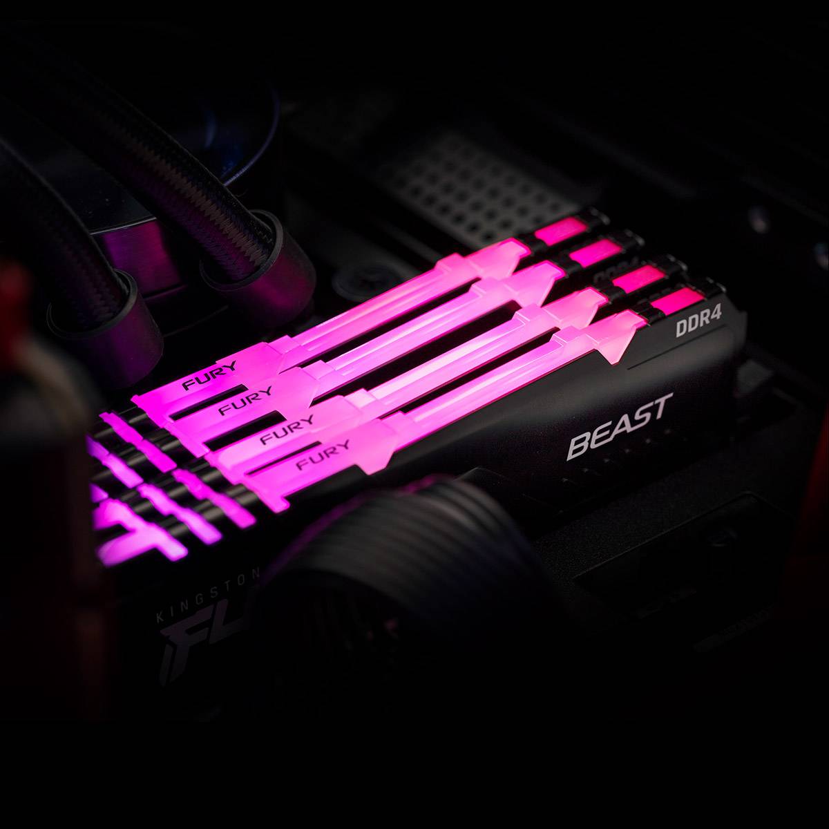 Memória RAM Kingston FURY Beast RGB 8GB/ DDR4/ 3600MHz/ 1.35V/ CL17/ DIMM - Imagem 7