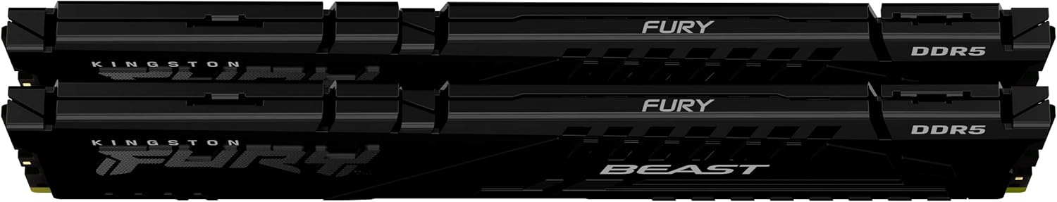 Memória RAM Kingston FURY Beast 2 x 16GB/ DDR5/ 5200MHz/ 1.1V/ CL40/ DIMM - Imagem 2