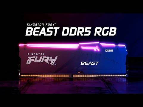 Memória RAM Kingston FURY Beast RGB 16GB/ DDR5/ 5600MHz/ 1.25V/ CL40/ DIMM - Imagem 2