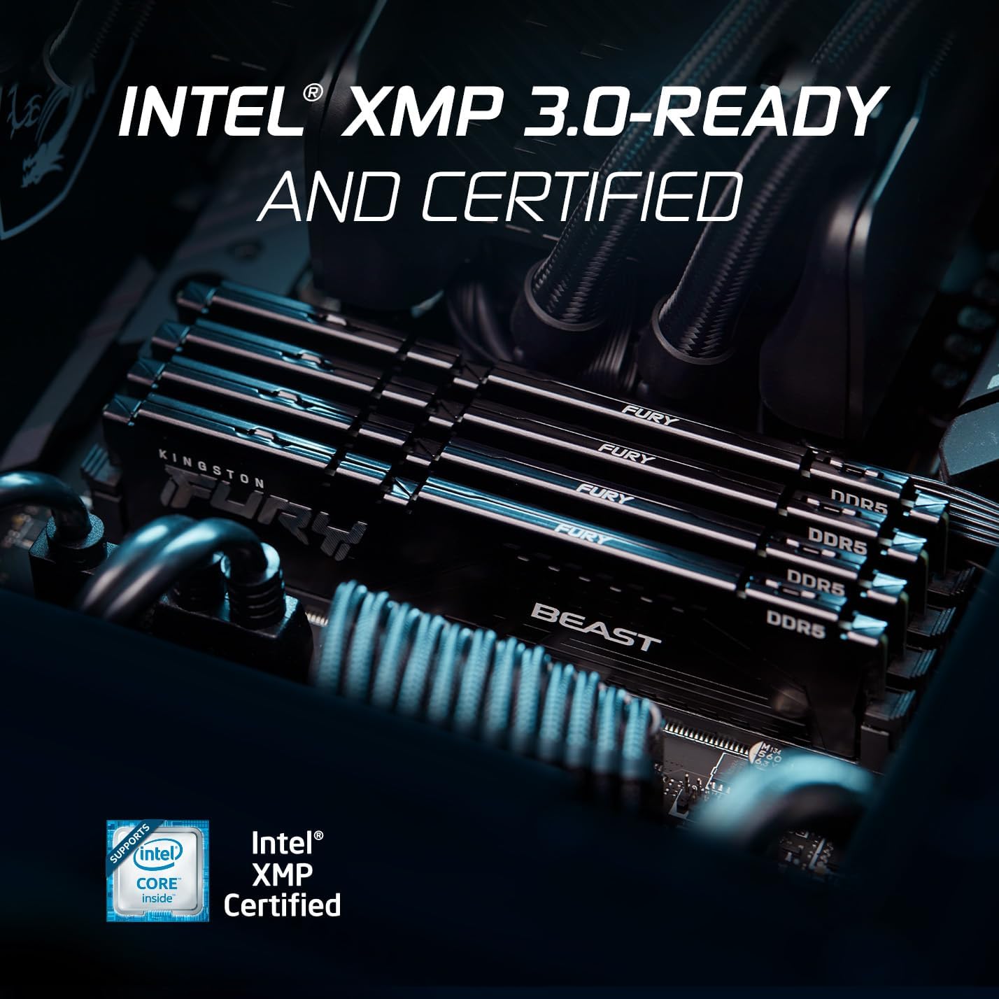 Memória RAM Kingston FURY Beast EXPO 16GB/ DDR5/ 6000MHz/ 1.4V/ CL30/ DIMM - Imagem 6