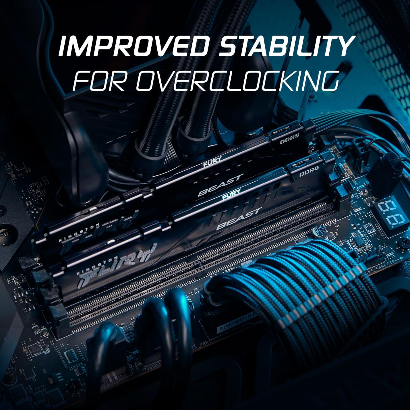Memória RAM Kingston FURY Beast EXPO 16GB/ DDR5/ 6000MHz/ 1.4V/ CL30/ DIMM - Imagem 4