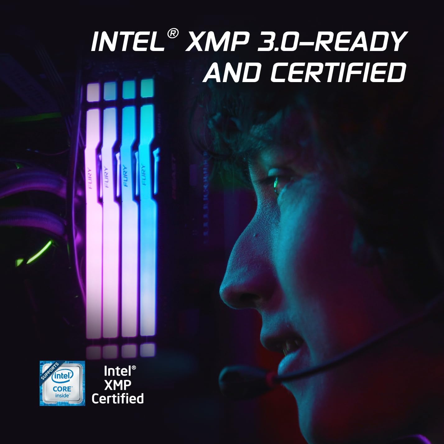 Memória RAM Kingston FURY Beast RGB 16GB/ DDR5/ 6000MHz/ 1.4V/ CL30/ DIMM - Imagem 6