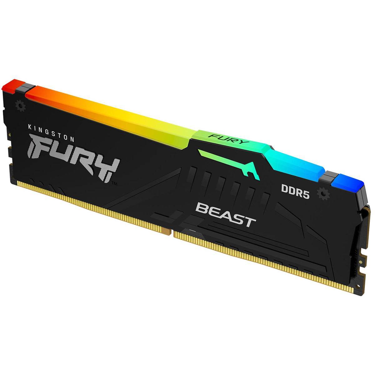Memória RAM Kingston FURY Beast RGB EXPO 16GB/ DDR5/ 6000MHz/ 1.4V/ CL30/ DIMM - Imagem 2