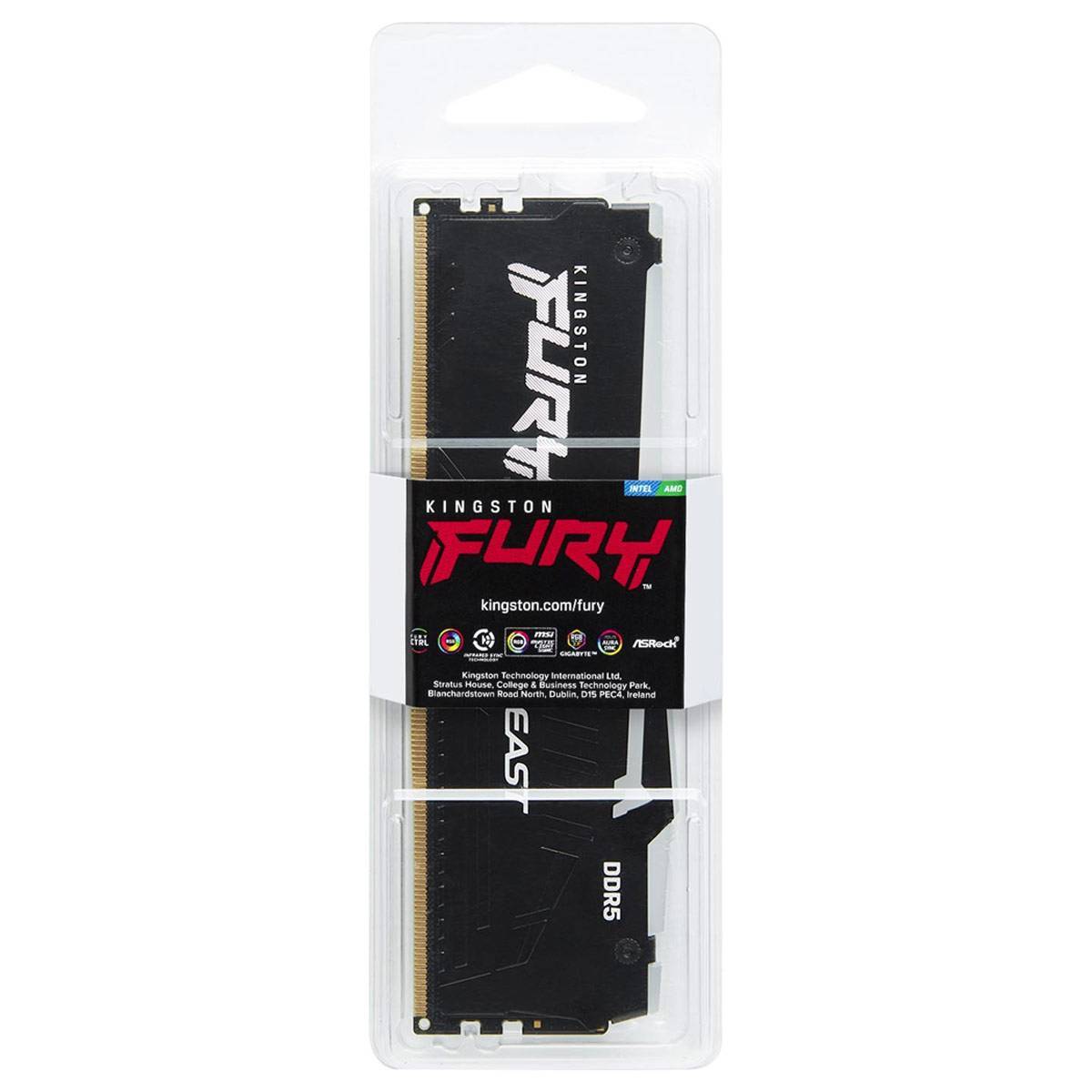 Memória RAM Kingston FURY Beast RGB EXPO 16GB/ DDR5/ 6000MHz/ 1.4V/ CL30/ DIMM - Imagem 3