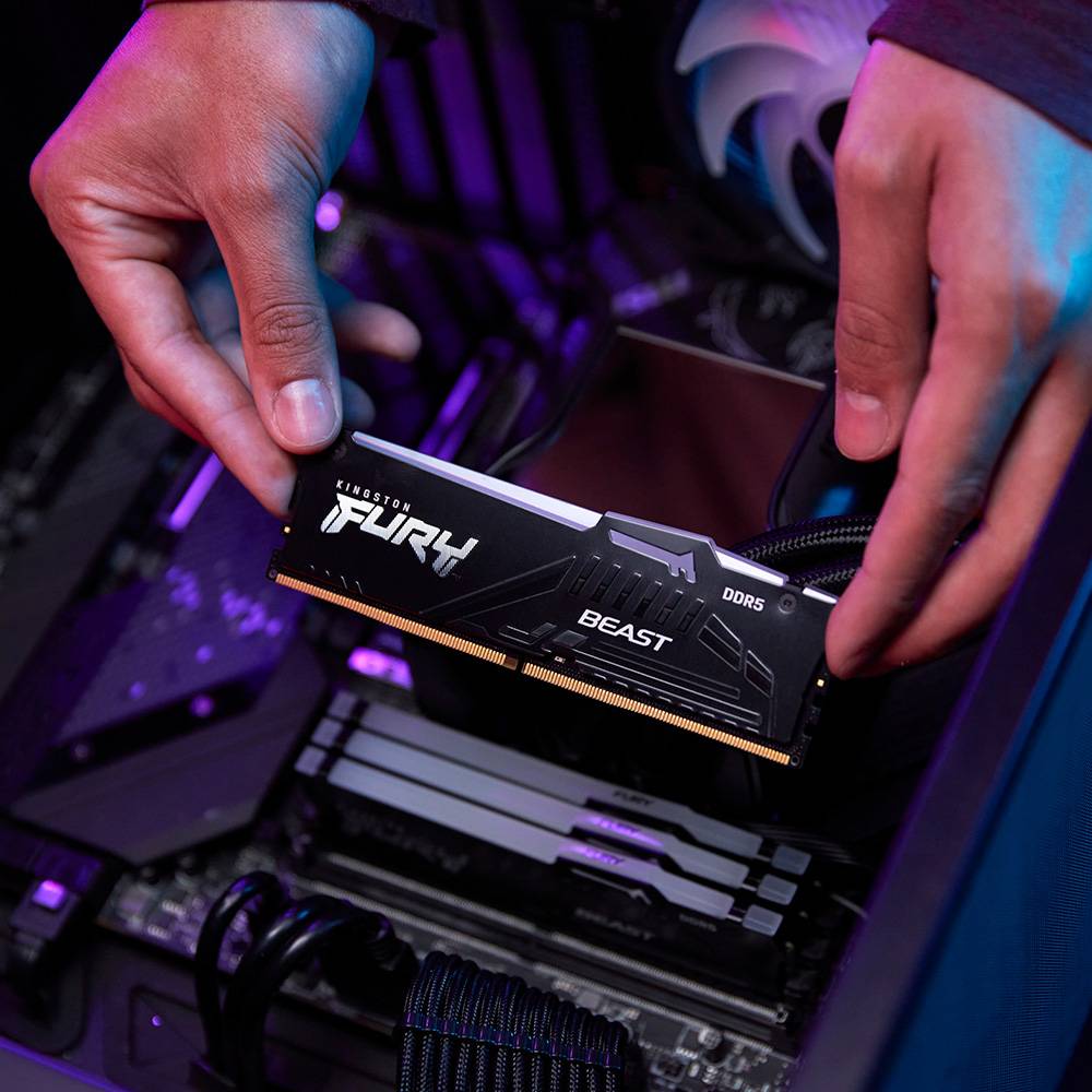 Memória RAM Kingston FURY Beast RGB EXPO 16GB/ DDR5/ 6000MHz/ 1.4V/ CL30/ DIMM - Imagem 8