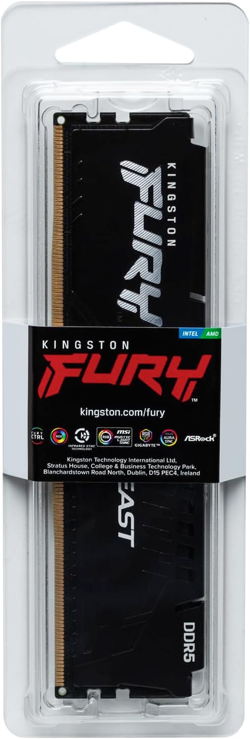 Memória RAM Kingston FURY Beast 8GB/ DDR5/ 6000MHz/ 1.1V/ CL36/ DIMM - Imagem 4