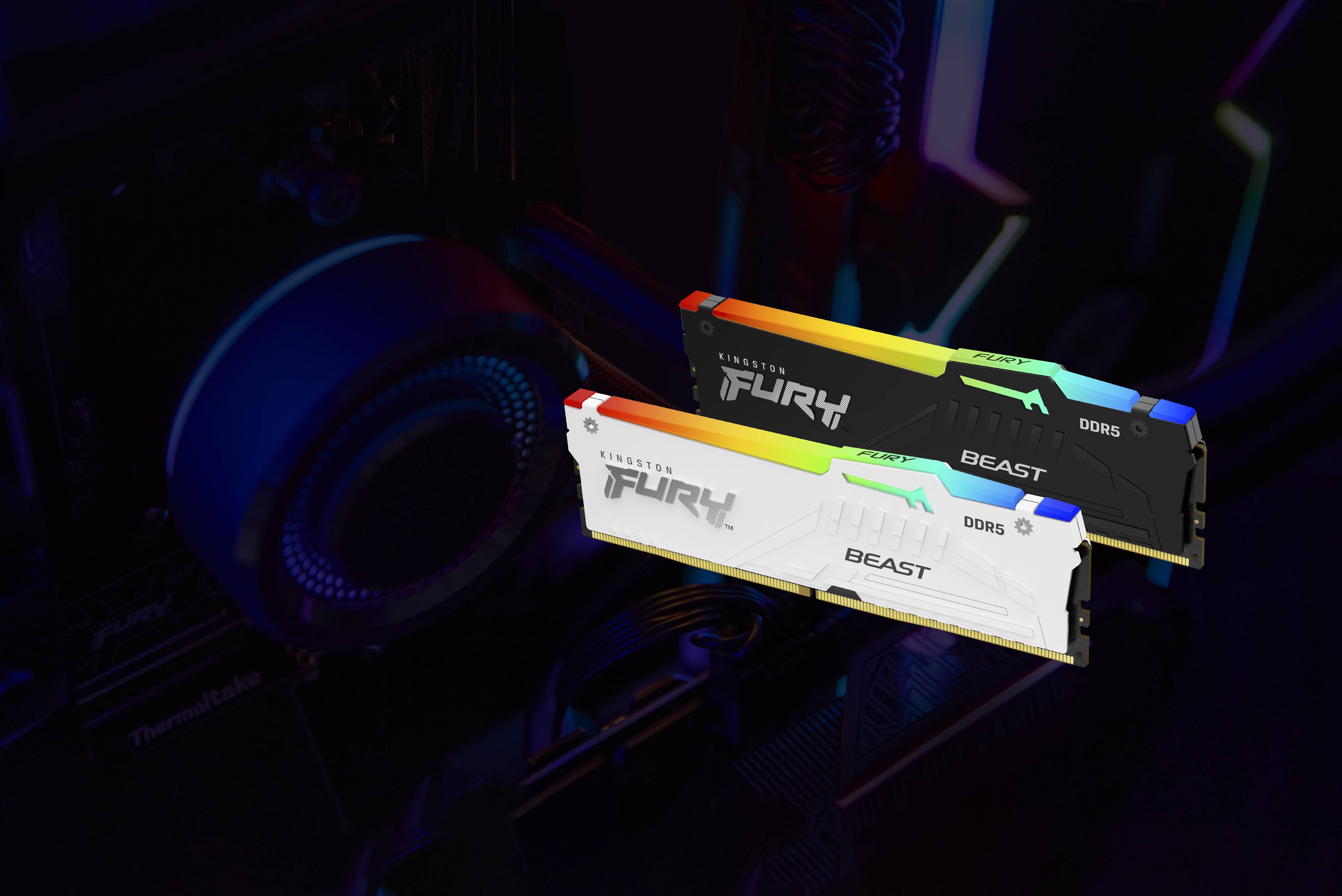 Memória RAM Kingston FURY Beast RGB 2 x 16GB/ DDR5/ 6000MHz/ 1.35V/ CL36/ DIMM - Imagem 9