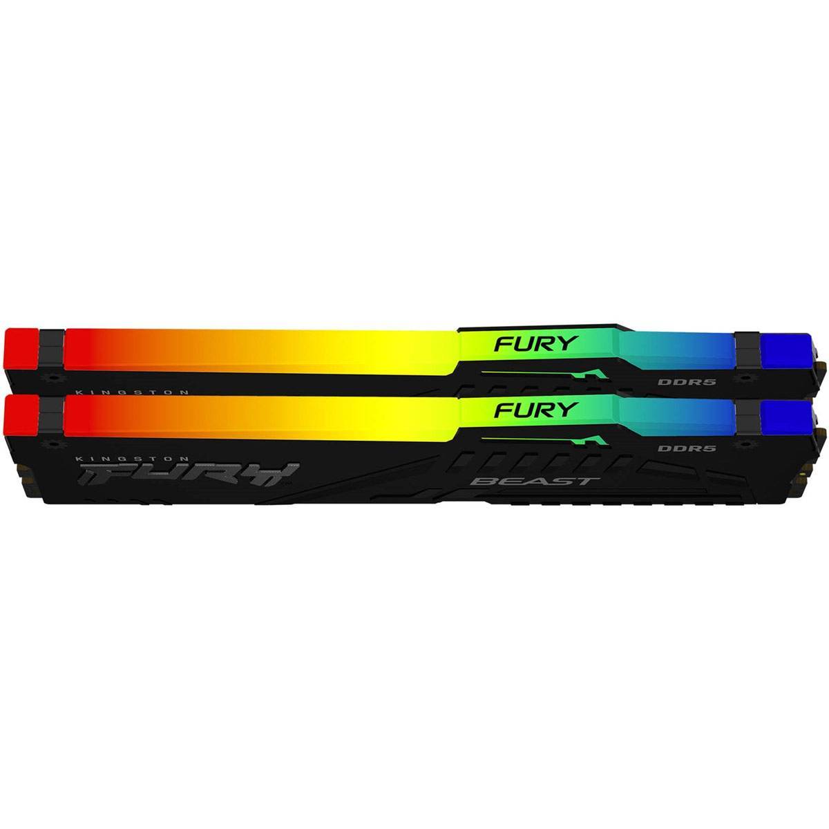 Memória RAM Kingston FURY Beast RGB 2 x 16GB/ DDR5/ 6000MHz/ 1.35V/ CL36/ DIMM - Imagem 3